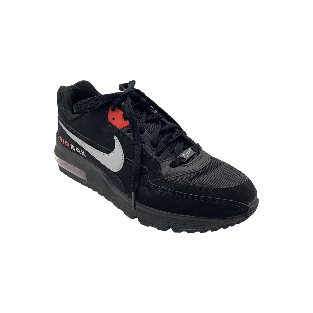 Nike Men's Air Max LTD 3 Sneakers Black/Red/Gray - Medium